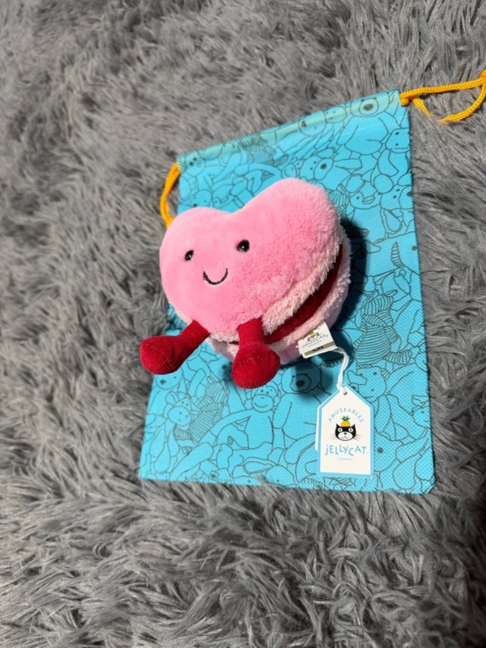 Jellycat Amuseables Colette Heart Macaron plush toy
